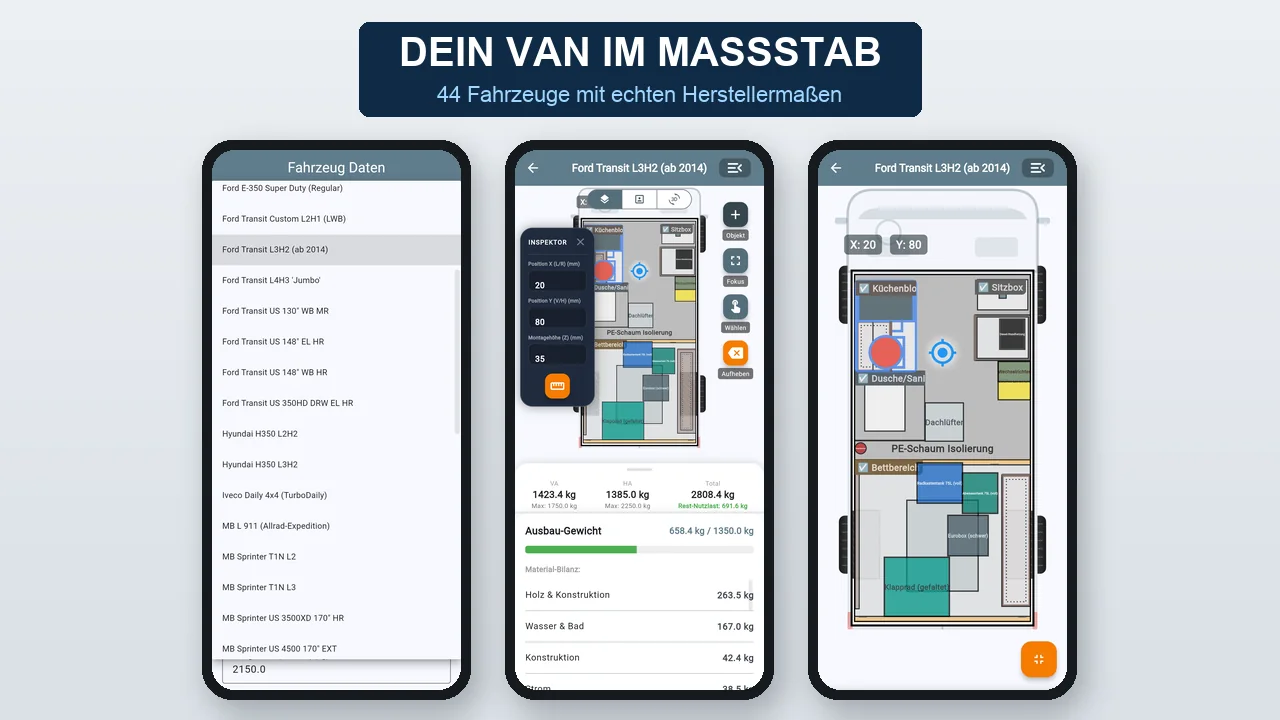 VanLogic – Planen per Fingertipp