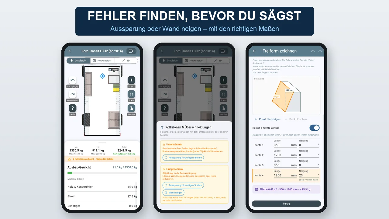VanLogic – Kollision mit Lösung